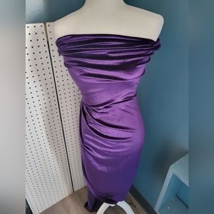 Lucy in the‎ Sky size M long strapless dress